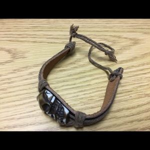 Skull anklet or bracelet